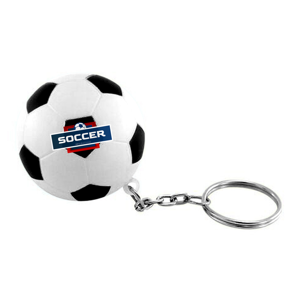 Stress Football Keyring 